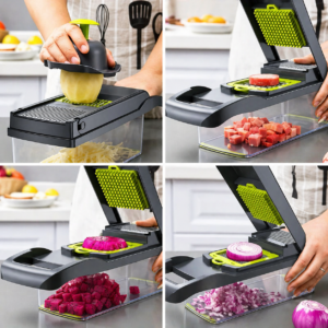 Alternative view of 16 in 1 Multifunctional Vegetable Chopper Tool