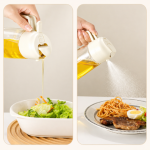 Alternative view of 2 in 1 Oil Spray and Pour Dispenser Bottle