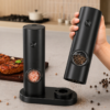 Automatic Electric Salt & Pepper Grinder Set