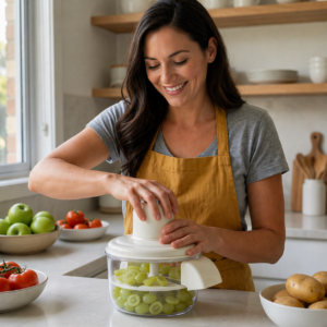 Alternative view of Electric Fruit & Vegetable Peeler Machine (Rechargeable)